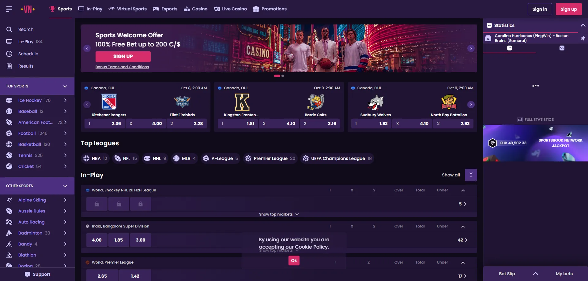 Vegas Now Casino Sportwetten Promotions und Wettangebote im Überblick